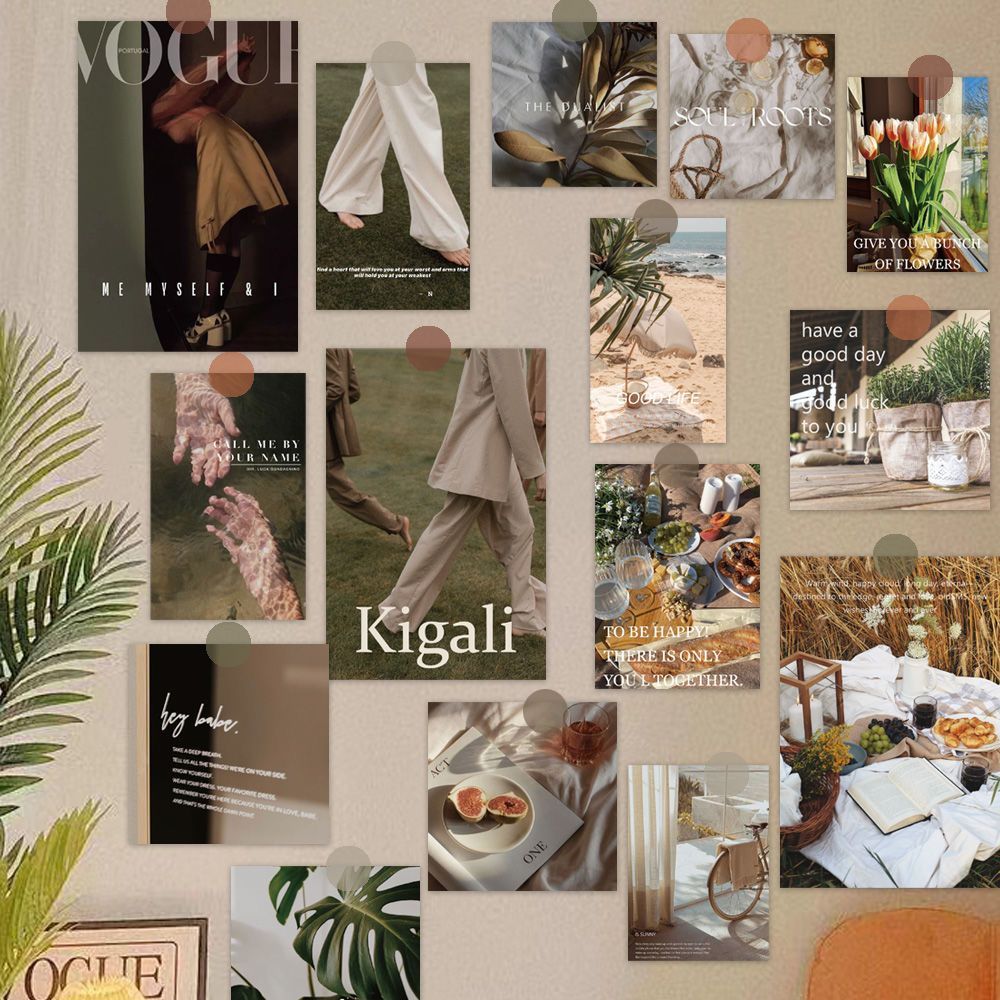 Korean Aesthetic Wall Art Cards