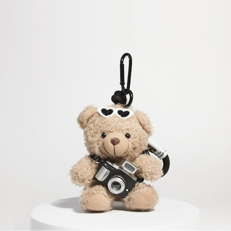 Bear Plush Keychain Charm - Modomu