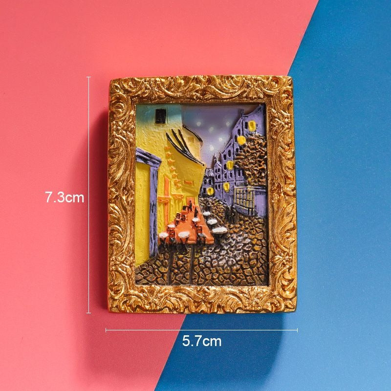 3D Famous Painting Fridge Magnets - Modomu