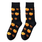 Autumn Pumpkin Crew Socks