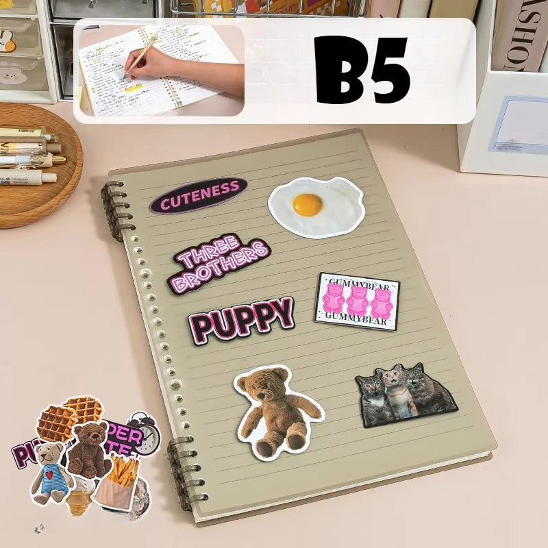 B5 Loose Leaf Study Notebook - Modomu