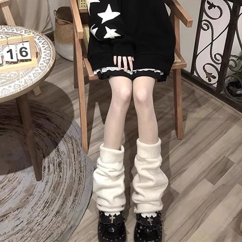 Ribbed Knit Stacked Socks - Modomu