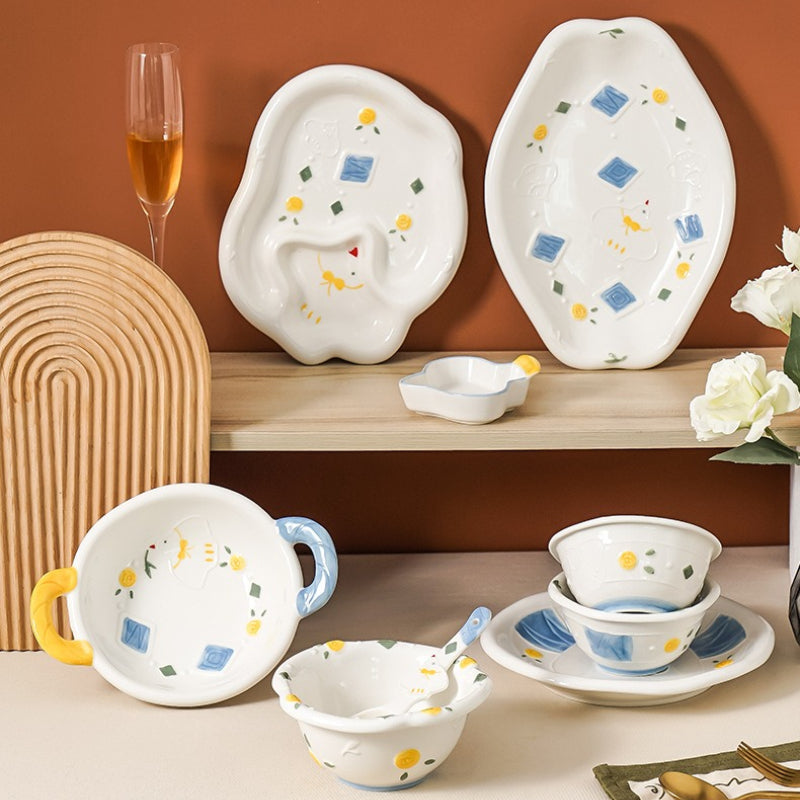 Ceramic Pigeon Decorative Bowl - Modomu