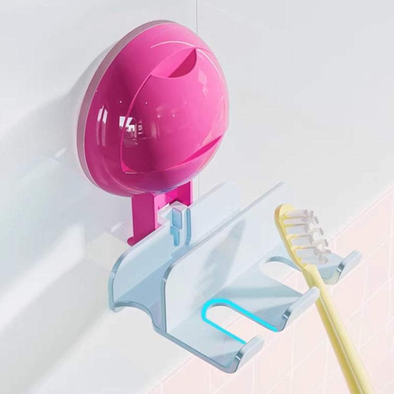 Wall Toothbrush Holder With Hooks - Modomu