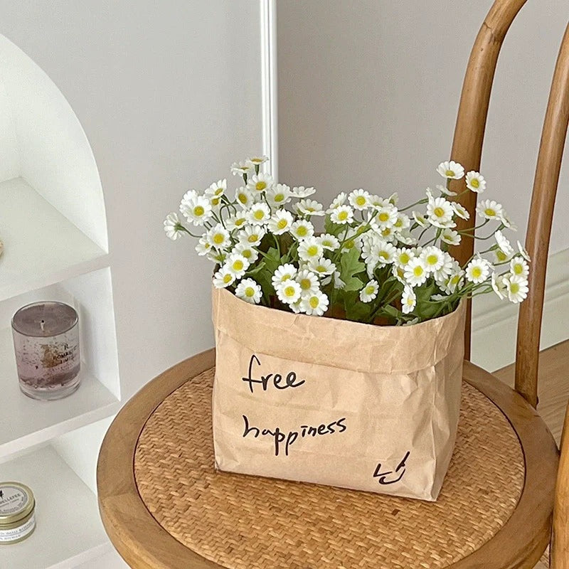 Daisy Chamomile Paper Bag Decor - Modomu