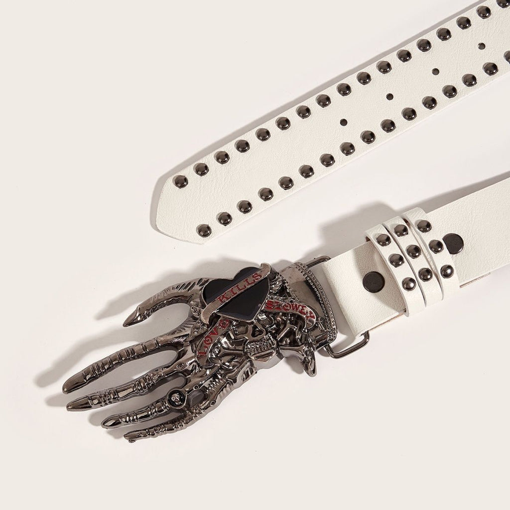 Skull Rivet Punk Belt - Modomu