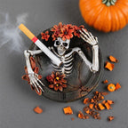 Flower Crown Skull Ashtray