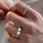 Twist Pearl Open Ring - Modomu