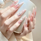 Ballet Bow Stiletto Press-On Nails