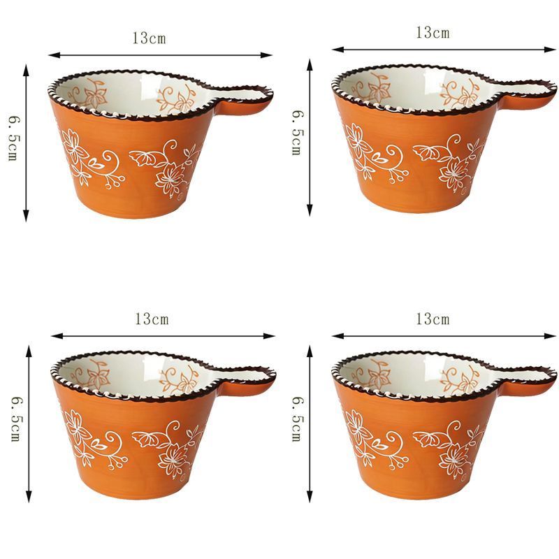 Beaded Handle Dessert Bowl