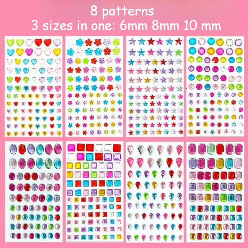Crystal Gem Sticker Sheets