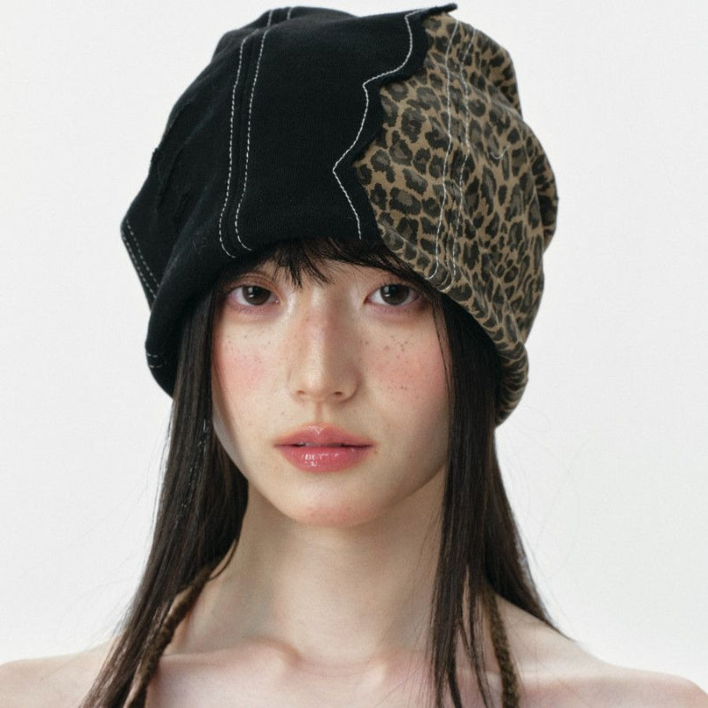 Leopard Stitch Street Beanie - Modomu