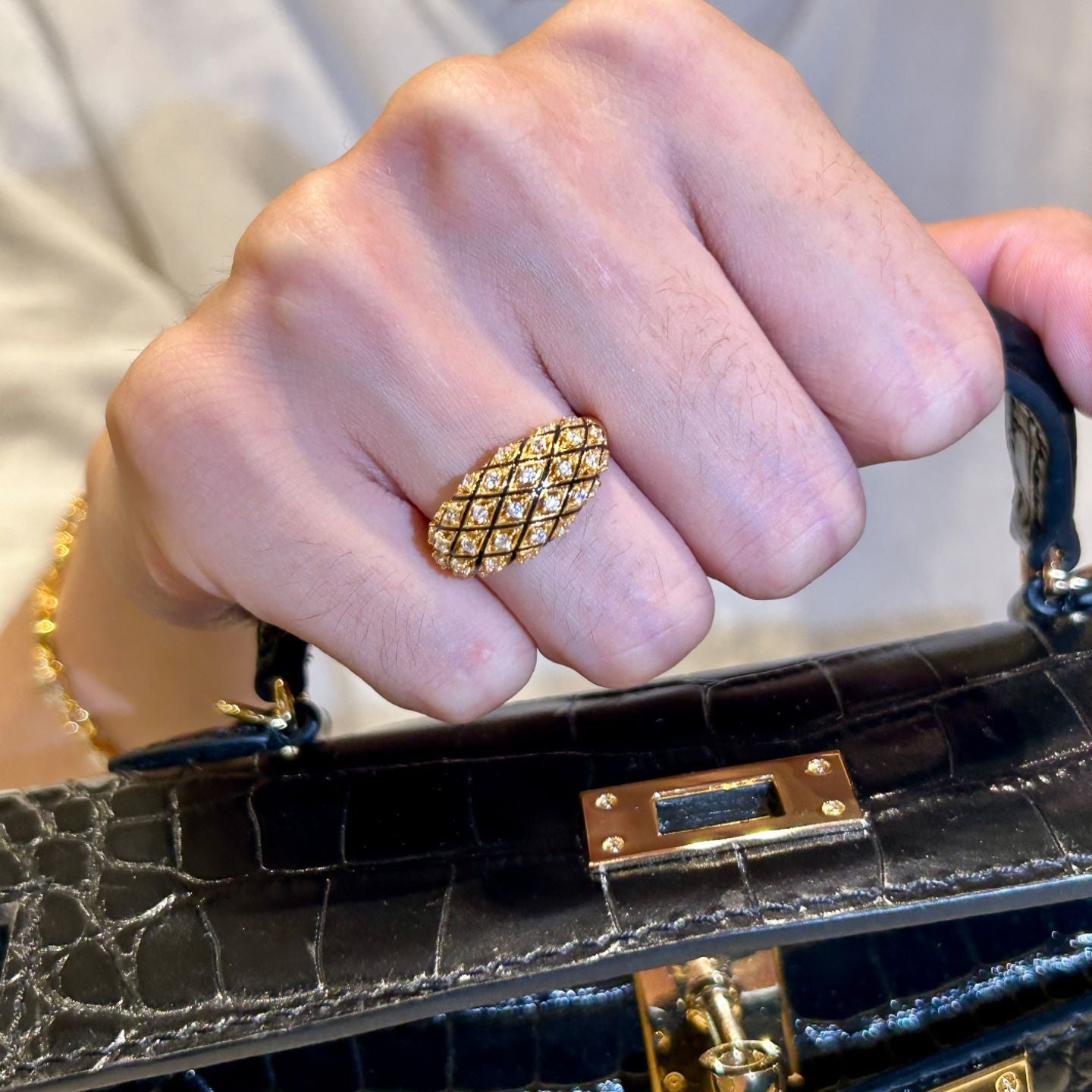 Vintage Geometric Statement Ring - Modomu