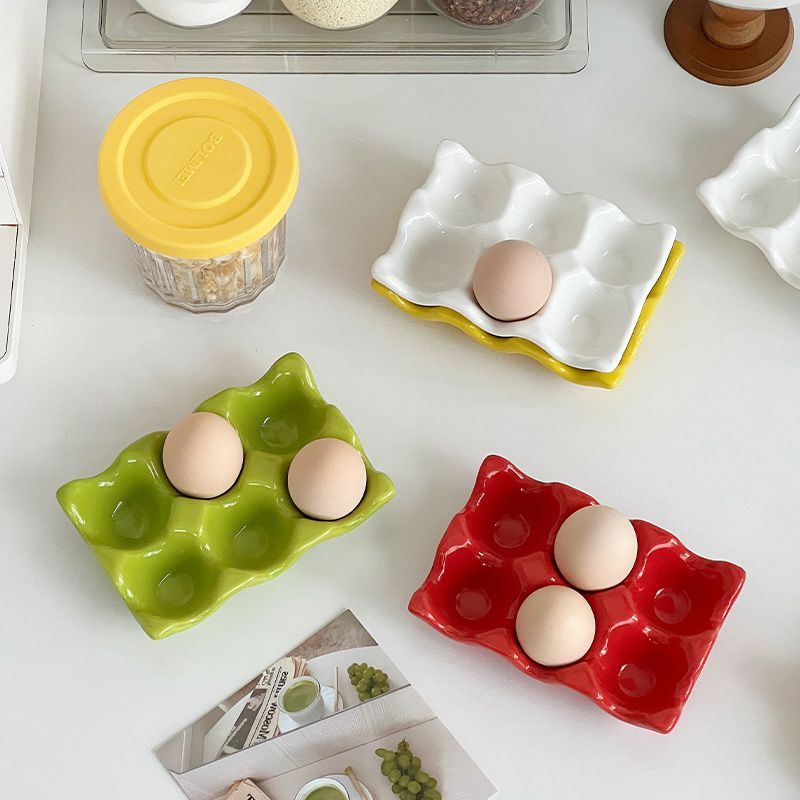 Wavy Rim Egg Tray
