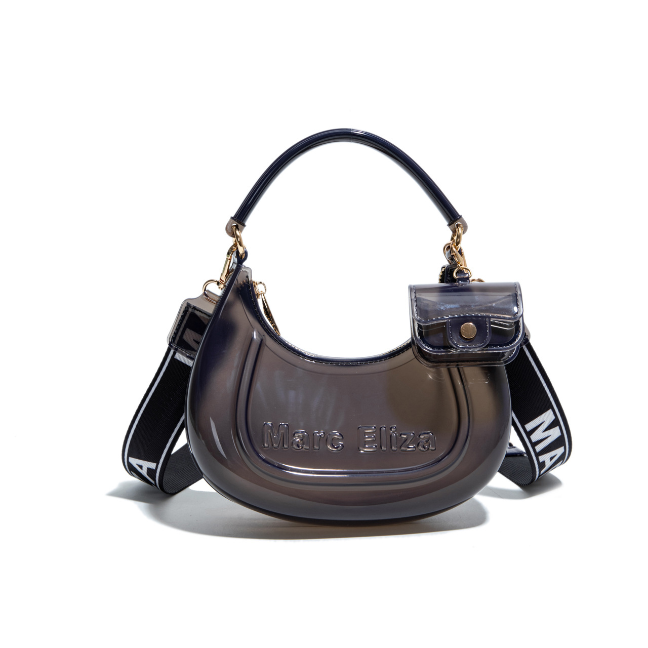 Clear Jelly Buckle Crossbody