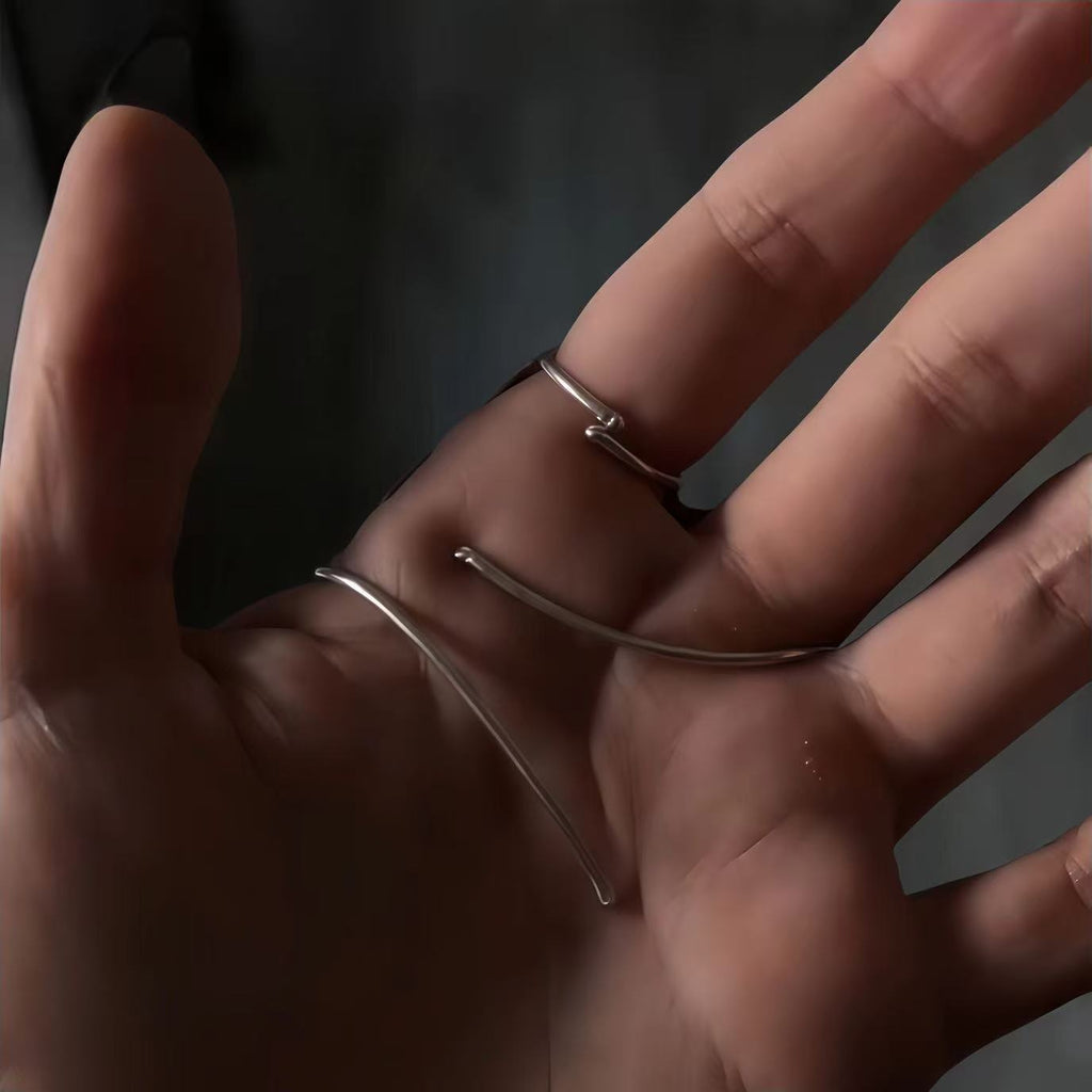 Irregular Folded Joint Statement Ring - Modomu