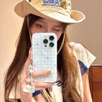 Gingham Bow Cat Phone Case