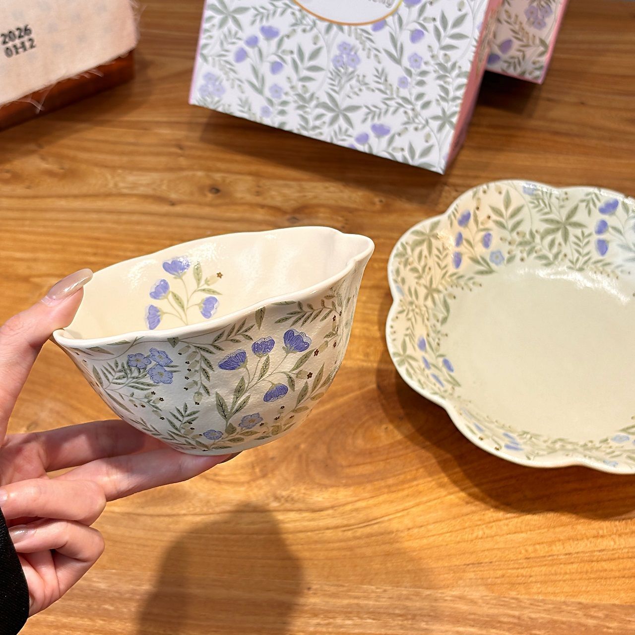 French Floral Ceramic Tableware