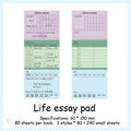 Writable Notepad Life Essay - Modomu