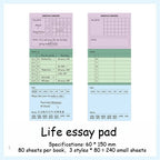 Writable Notepad Life Essay - Modomu