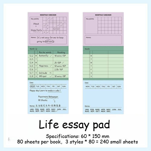 Writable Notepad Life Essay - Modomu