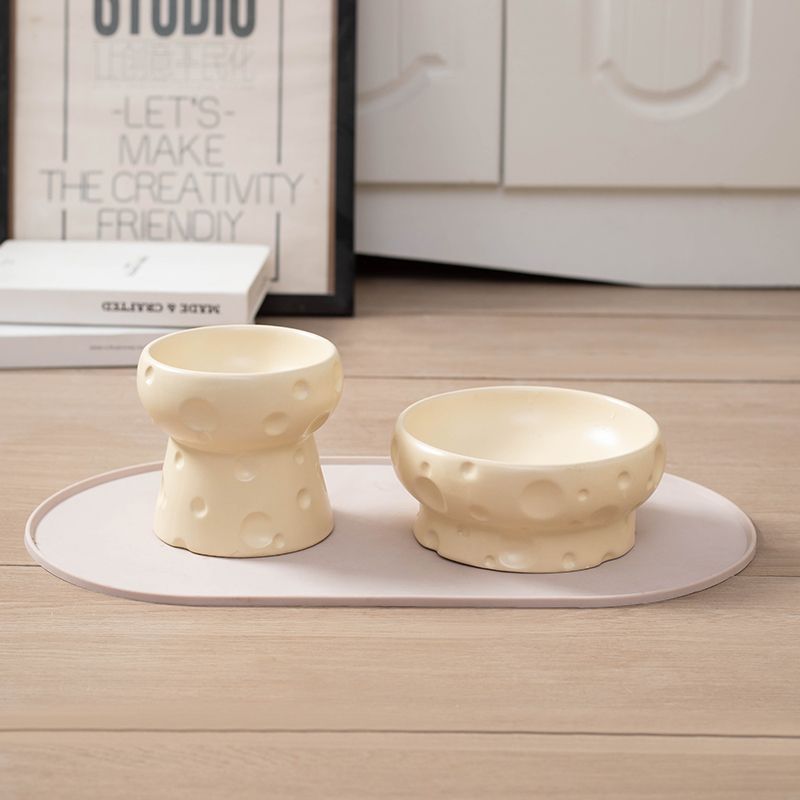 Ceramic Pet Elevated Feeding Bowl