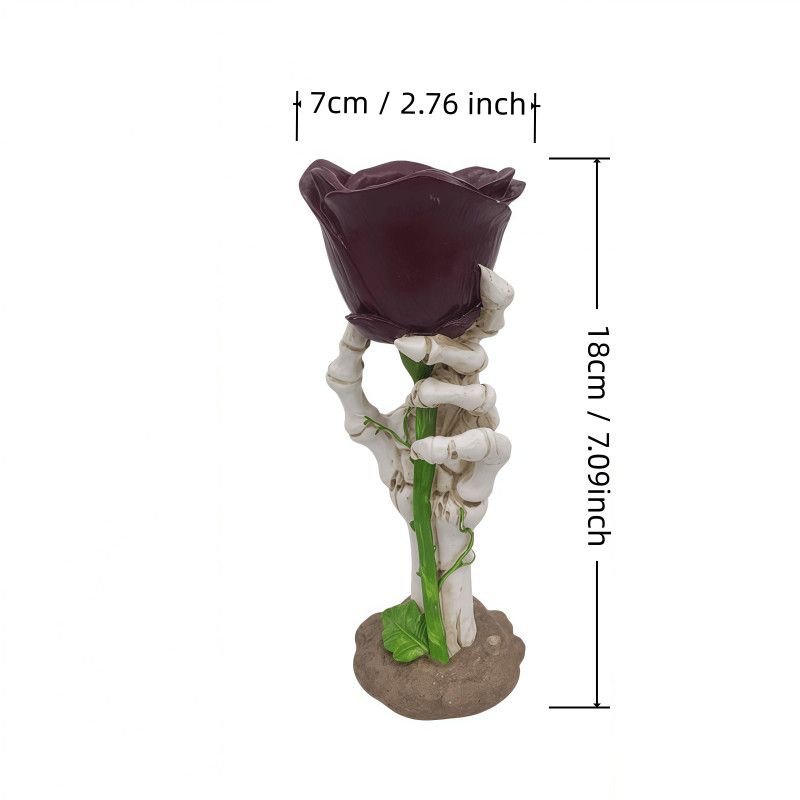 Skeleton Hand Rose Holder