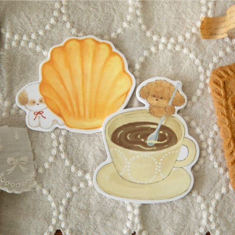 Dog Cafe Shaped Sticky Notes - Modomu