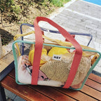 Clear Jelly Beach Tote