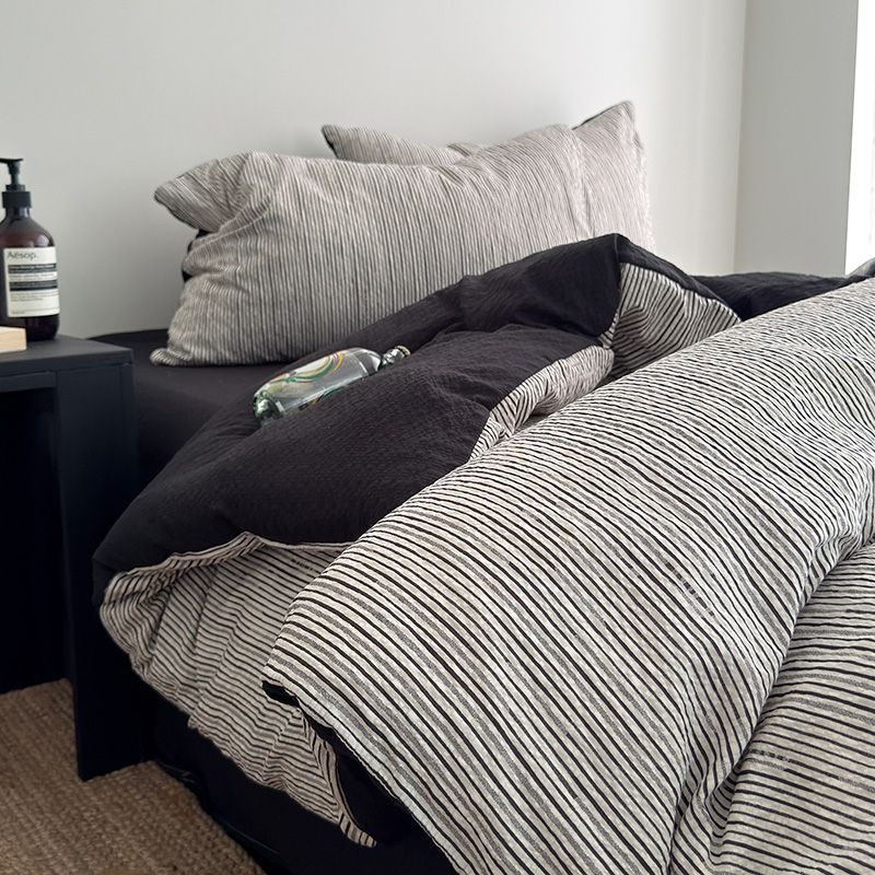 Waffle Crinkle Bedding Set
