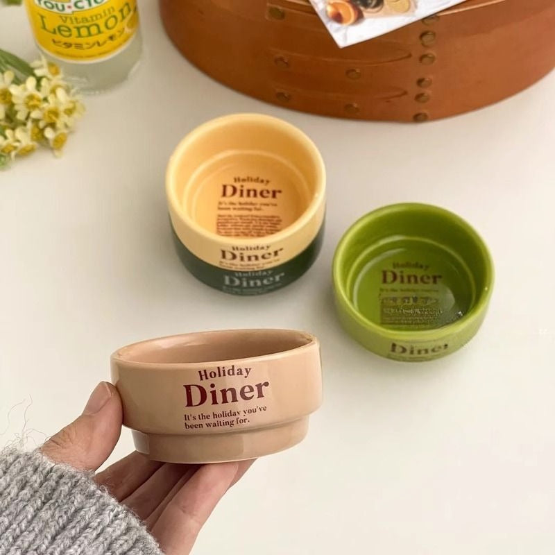 Ceramic Dipping Bowl Snack Plate - Modomu