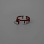 Dripping Blood Open Ring