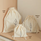 Cotton Linen Drawstring Travel Organizers - Modomu
