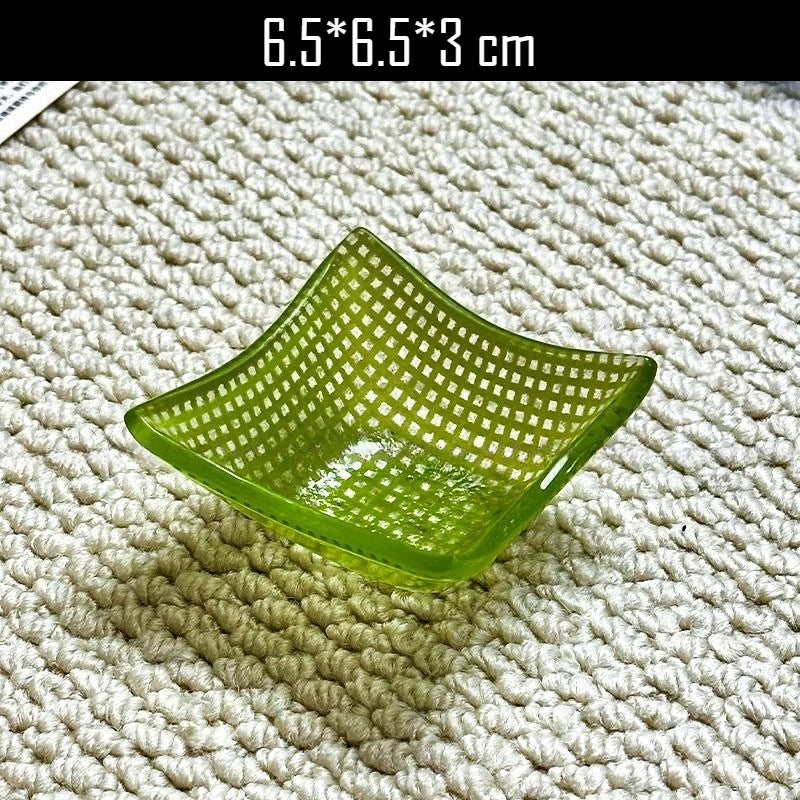 Textured Square Dipping Dish