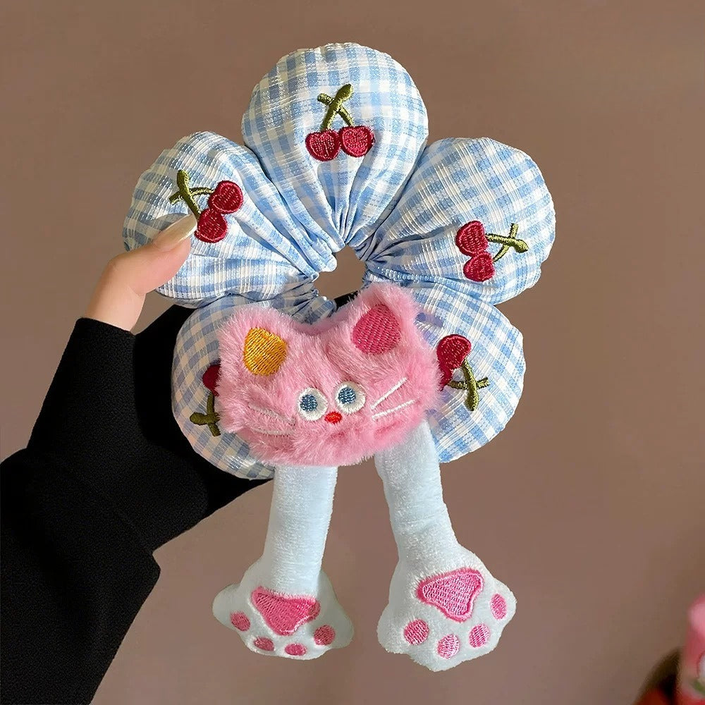 Doll Flower Scrunchie Hair Tie - Modomu