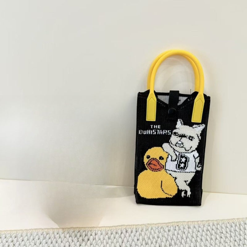 Knit Animal Phone Bag