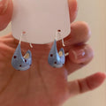 Polka Dot Retro Stud Earrings