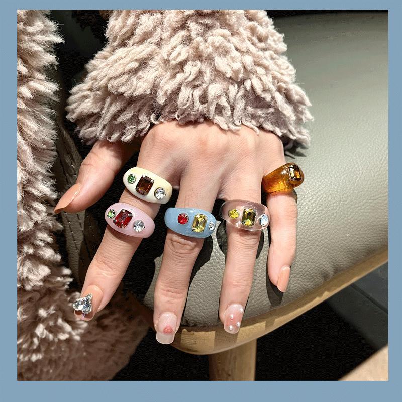 Squared Chunky Stacking Ring