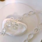 Floral Pearl Waist Chain Belt