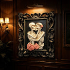 Embracing Skeletons Wall Plaque