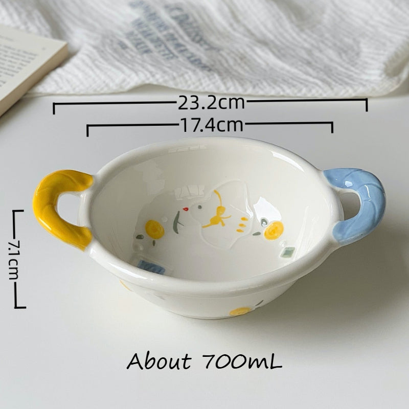 Creative Ceramic Kids Breakfast Bowl - Modomu