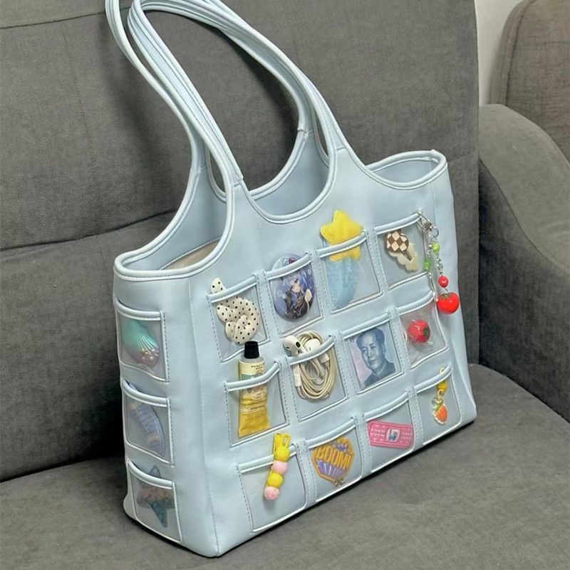 Clear Pocket Display Tote