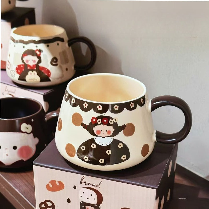 Ceramic Mug With Playful Illustration - Modomu