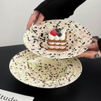 Ink Splash Ceramic Pasta Plate - Modomu