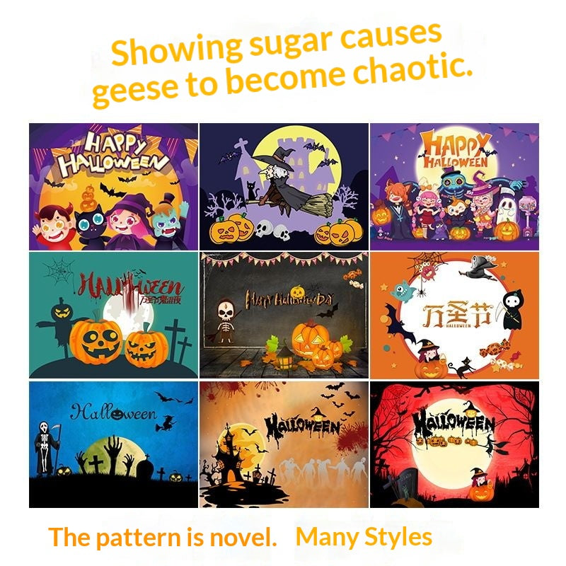 Printed Halloween Backdrop Cloth
