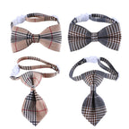 British Style Pet Bow Collar