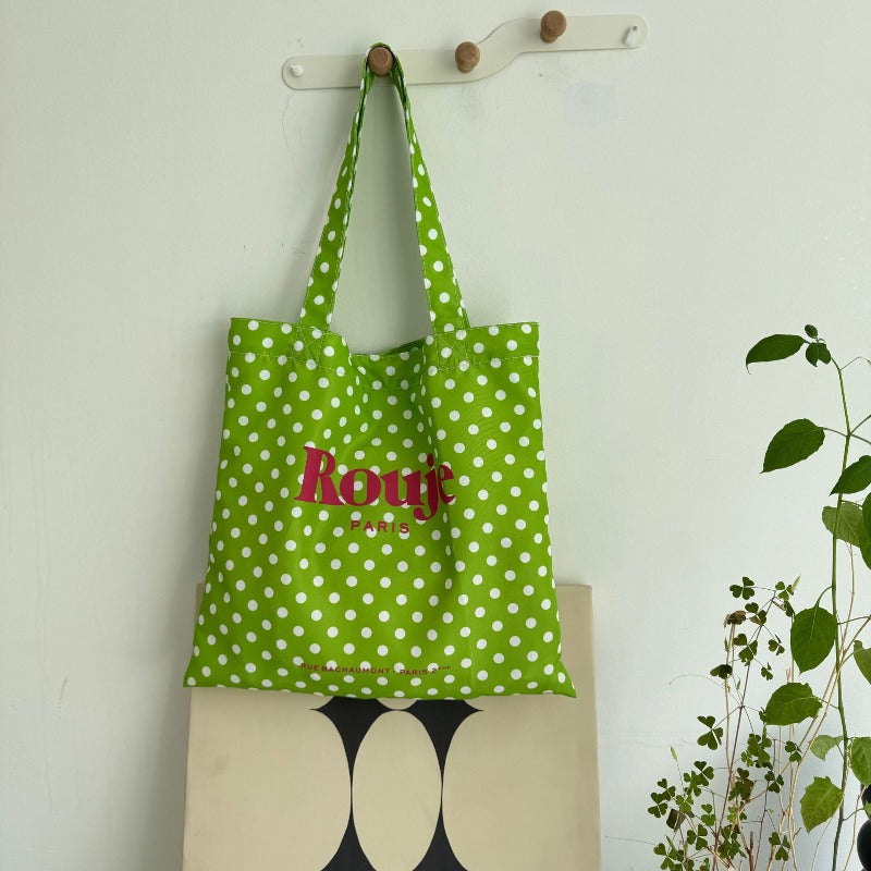 Floral Gingham Canvas Tote