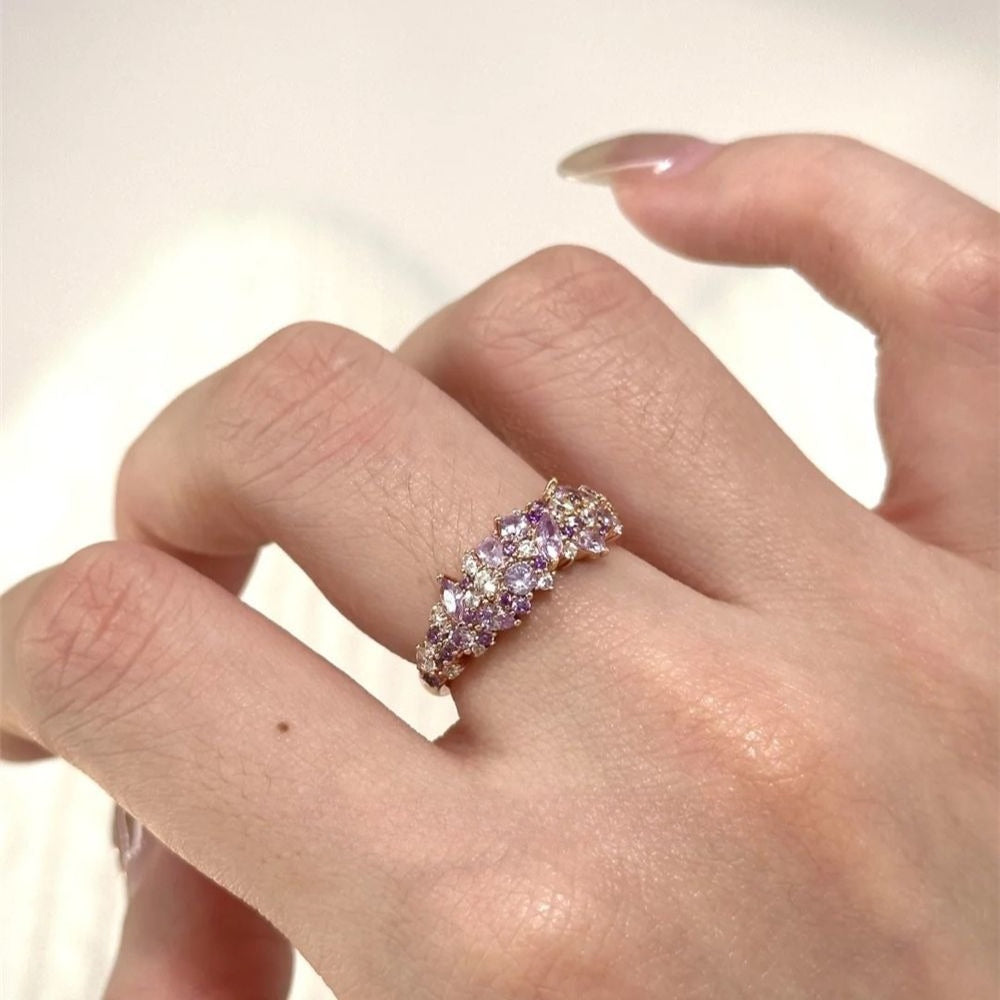 Delicate Full Stone Ring - Modomu