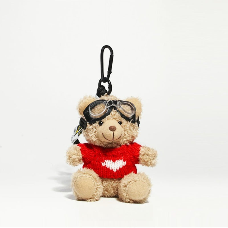 Bear Plush Keychain Charm - Modomu