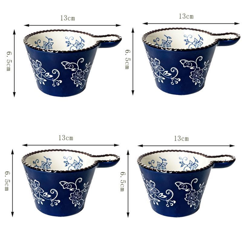 Beaded Handle Dessert Bowl
